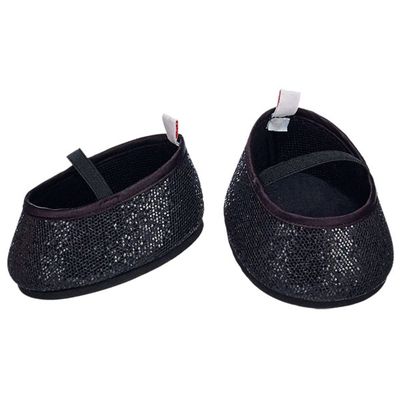 Imagen 2 del producto Zapatos Build a Bear negros brillantes para peluches