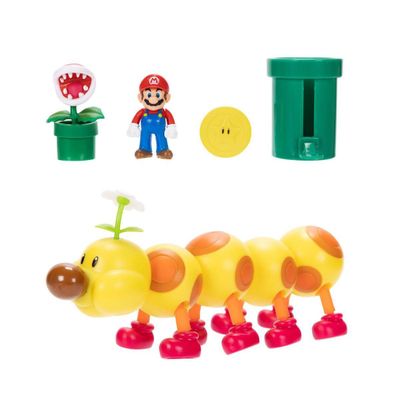 Imagen 1 del producto Figura Nintendo diorama Soda Jungle con Mario y Wiggler