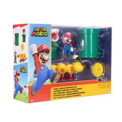 Imagen 2 del producto Figura Nintendo diorama Soda Jungle con Mario y Wiggler