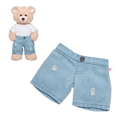 Imagen 1 del producto Blue jeans rotos claros Build a Bear para ositos