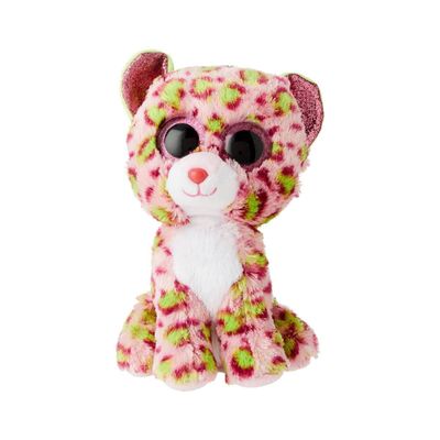 Imagen 2 del producto Peluche Beanie Boos colección Lainey leopardo rosado mediano