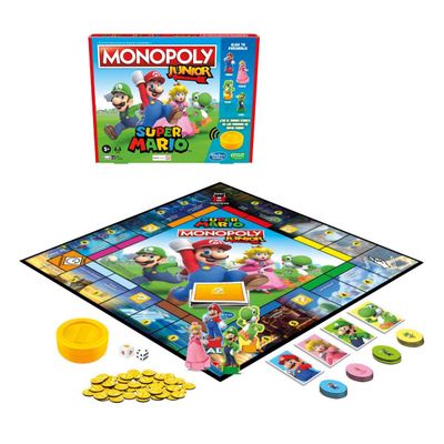 Imagen 2 del producto Juego de mesa Monopoly Junior Super Mario edición infantil