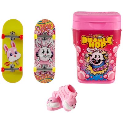 Patineta Hot Wheels paquete de chicles Bubble Blast