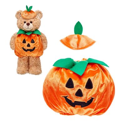 Disfraz calabaza Halloween Build a Bear peluche suave