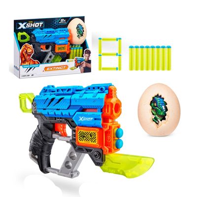 Lanzador Dino Attack Con 8 Dardos Y Huevo X-shot
