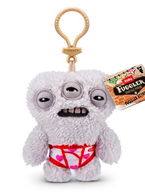 Imagen 2 del producto PELUCHE LLAVERO FUGGLERS DE 13 CMS DE ZURU - GRIS