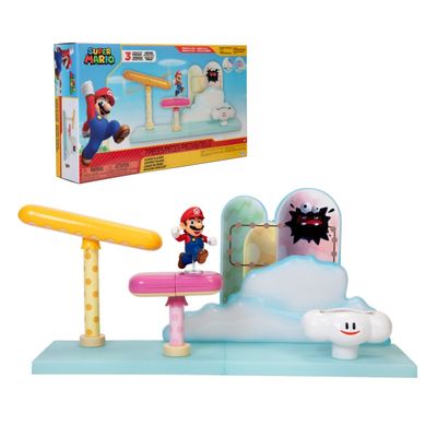 Playset Nintendo colección Mario Bros diorama nube 6 cm