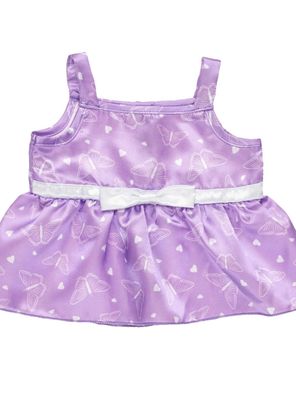 Imagen 2 del producto Vestido Build a Bear morado mariposas para peluche