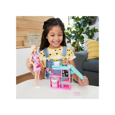 Imagen 2 del producto Muñeca Barbie florista set de juego con accesorios
