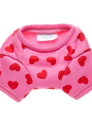 Imagen 2 del producto Polerón Rosa Corazones PP Build-A-Bear