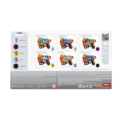 Imagen 2 del producto Lanzador de dardos X SHOT Skin Menace 8 dardos colección