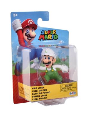 Imagen 2 del producto Figura 6 Cm Super Mario De Nintendo Wave 53 - Luigi De Fuego
