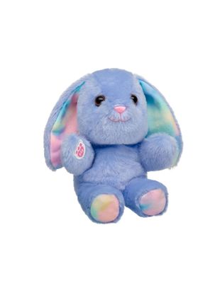 Peluche Build a Bear mini conejito azul pastel