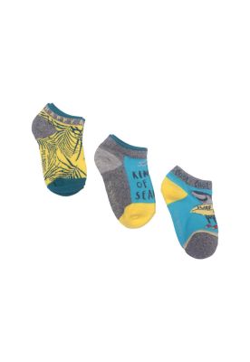 Set 3 Pzas Calcetín Niño Multicolor Pillín