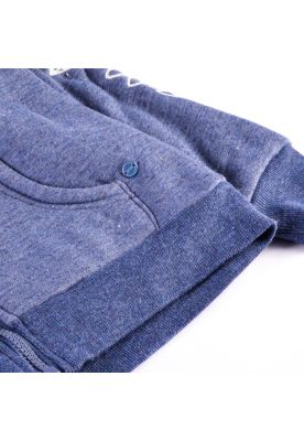 Imagen 2 del producto Polerón con Capucha Niña Azul Pillin