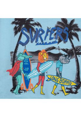 Imagen 2 del producto Polera  Niño Celeste Pillin (PVC659-25CEL3M)