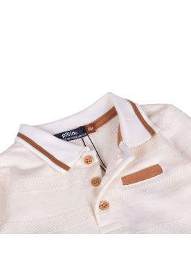 Imagen 2 del producto Polera Bebe  Café Pillin ( PVB625-25ARE )