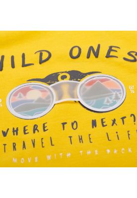 Imagen 2 del producto Polera Manga Larga Niño Amarillo Pillin