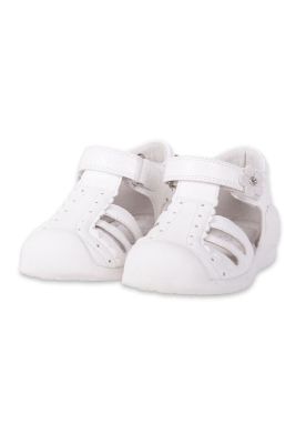 Sandalias Pasos Bebe Niña Blanco Pillin