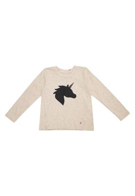 Polera Niña M/L Estampada Blanco Pillin