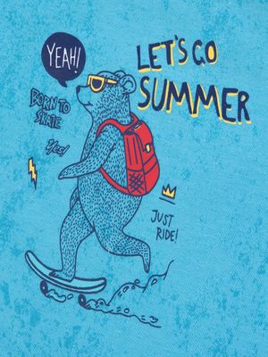 Imagen 2 del producto Polera Bebé Niño Celeste Pillin