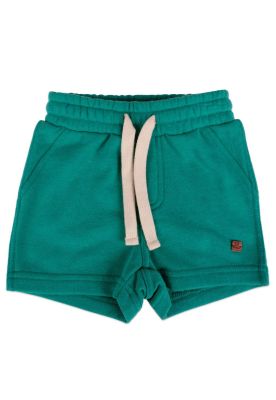 Bermuda Franela Bebe Niño Verde Pillin