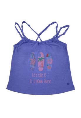 Imagen 1 del producto Polera Niña Azul petróleo Pillin