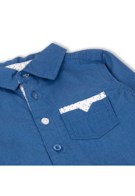 Imagen 2 del producto Camisa Bebé Niño Azul Pillin