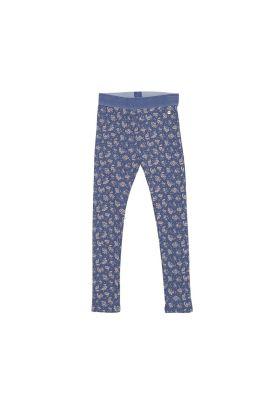 Calza Niña Estampada Azul Pillin