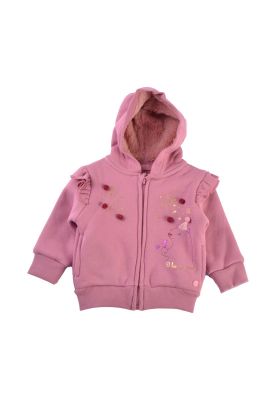 Polerón Forrado Bebé Niña Rosado Pillin