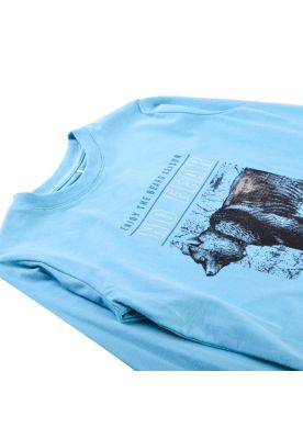 Imagen 2 del producto Polera Manga Larga Niño Celeste Pillin