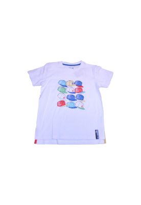 Polera Niño Blanco Pillin