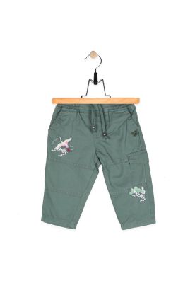Pantalon Bebe Algodón Verano Niña Verde