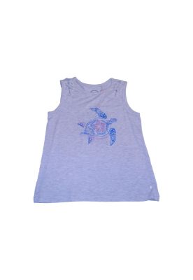 Polera Niña Gris claro Pillin