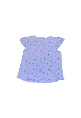 Polera Bebe Niña Gris claro Pillin