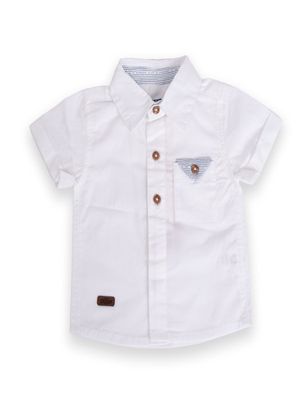 Imagen 1 del producto Camisa Bebé Niño Blanco Pillin