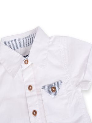 Imagen 2 del producto Camisa Bebé Niño Blanco Pillin