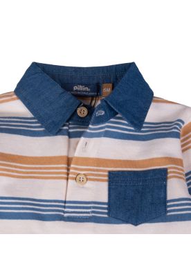 Imagen 2 del producto Polera Bebe Blanco Pillin ( PVB618-25CRU )