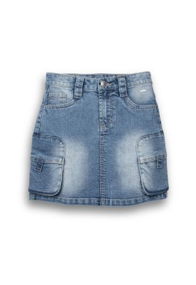 Falda Niña Denim Pillin (TVC701-25DEN)