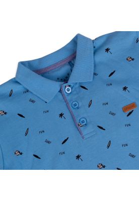 Imagen 2 del producto Polera Niño Celeste Pillin