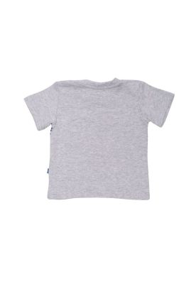 Imagen 2 del producto Polera Manga Corta Bebe Niño Gris Claro Pillín