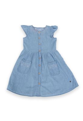 Vestido Niña Celeste Pillin