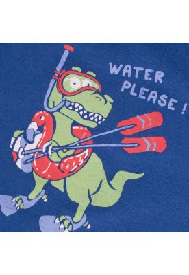 Imagen 2 del producto Polera Manga Corta Bebe Niño Azul Pillin