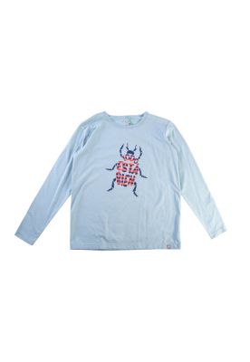 Polera Sustentable Niño Menta Pillin