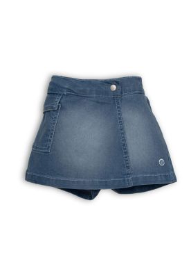 Short Bebé  Denim Pillin (PVC731-25DEN)