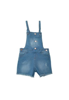 Jardinera Niña Denim Pillin