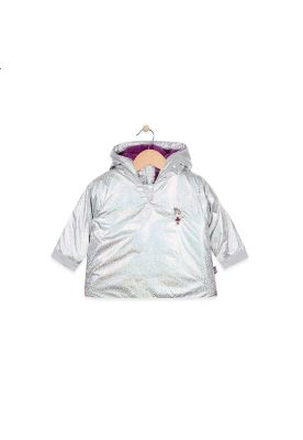 Parka Bebe Algodón Invierno Niña Gris