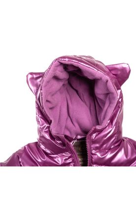 Imagen 2 del producto Parka con Capucha Bebé Niña Violeta Pillin