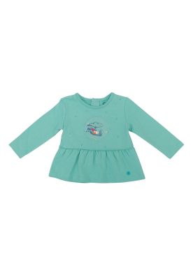 Polera Bebé Niña Verde Pillin