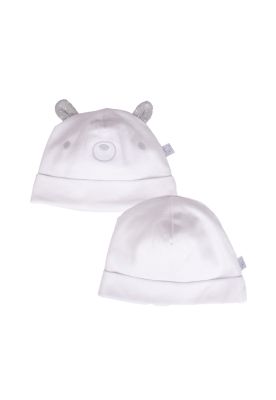 Gorro Pack 2 pcs Blanco Pillin (PRB146-25BCO)
